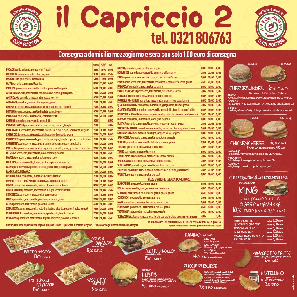 Menu_Pizzeria Il Capriccio 2_Galliate_image_3