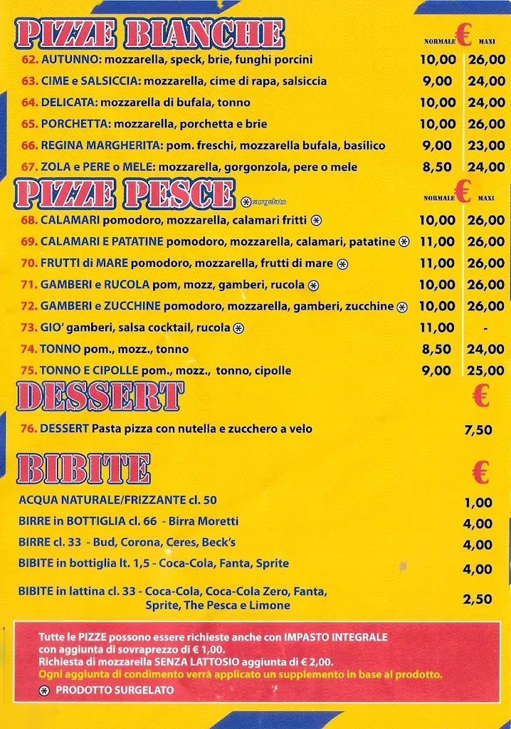 GIO' PIZZA GATTICO restaurant in Gattico