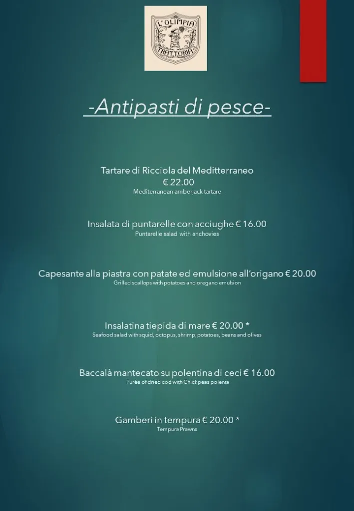 Menü_L'Olimpia Trattoria con alloggio_Gattico_Bild_1