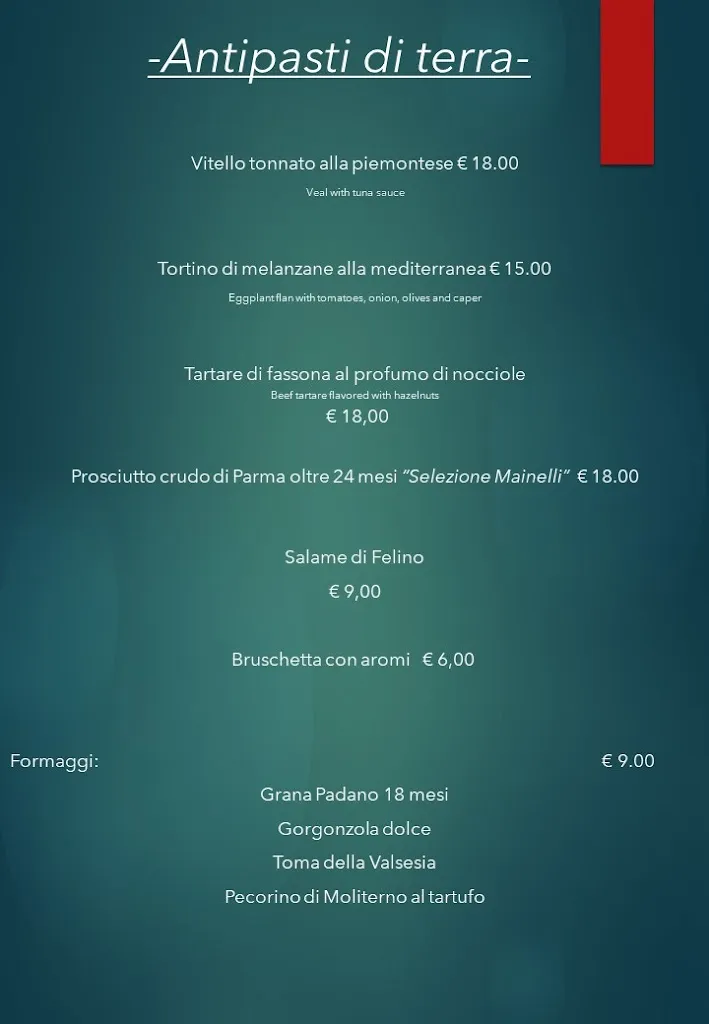 Menü_L'Olimpia Trattoria con alloggio_Gattico_Bild_2