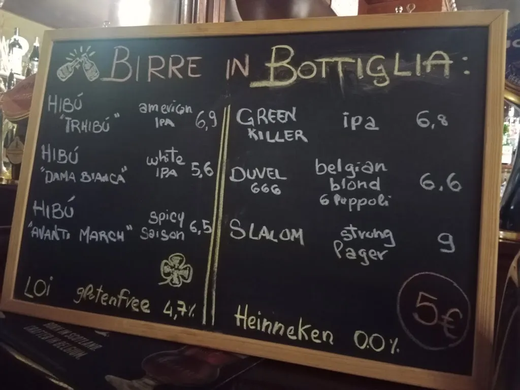 Menu_Pub Cluricaun_Genola_image_1