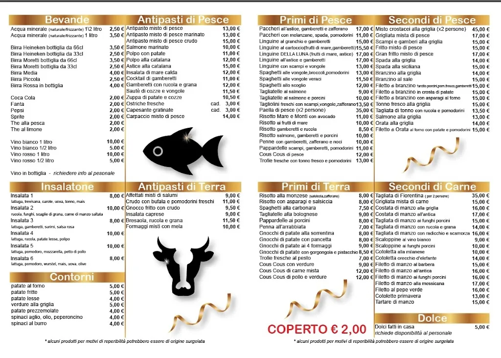 Menu_Ristorante pizzeria della luna Genola_Genola_image_1
