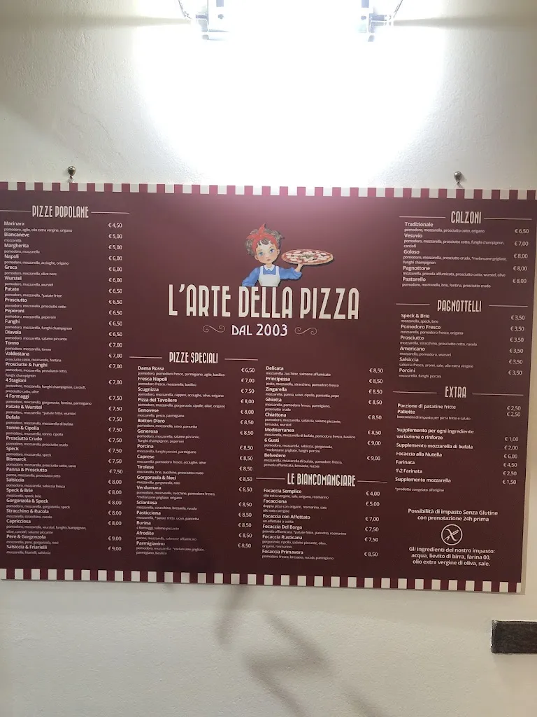 Menu_L'ARTE della PIZZA_Gassino Torinese_image_1