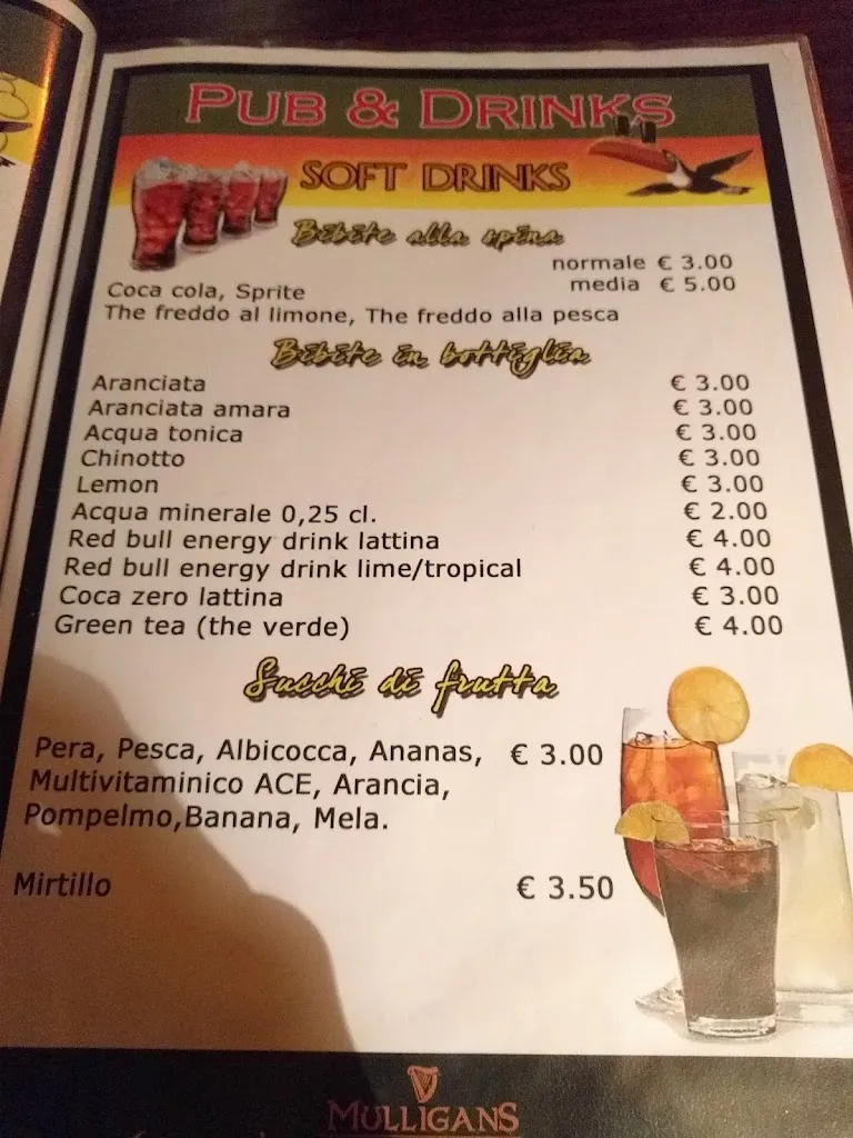Menu_Mulligans Irish Pub & Restaurant_Gattinara_image_3