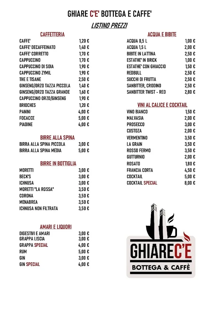Menu_Ghiare C’è - Bottega e caffè_Ghiare-Madonna_immagine_1