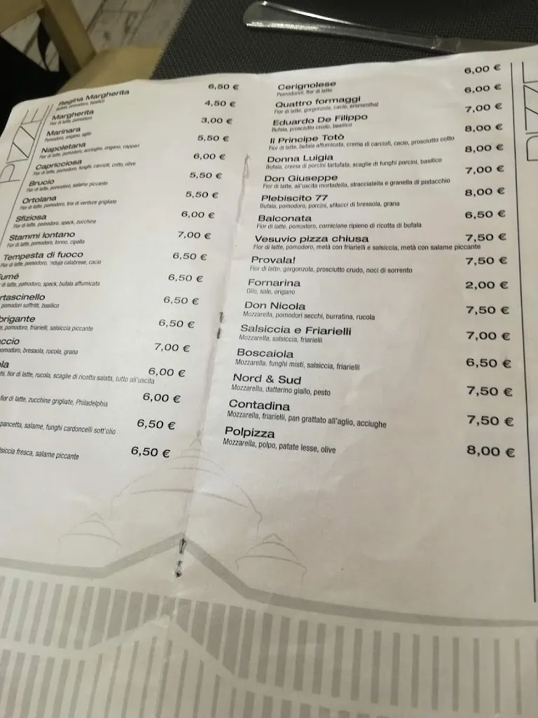 Menü_Plebiscito 77 Restourant_Cerignola_Bild_2