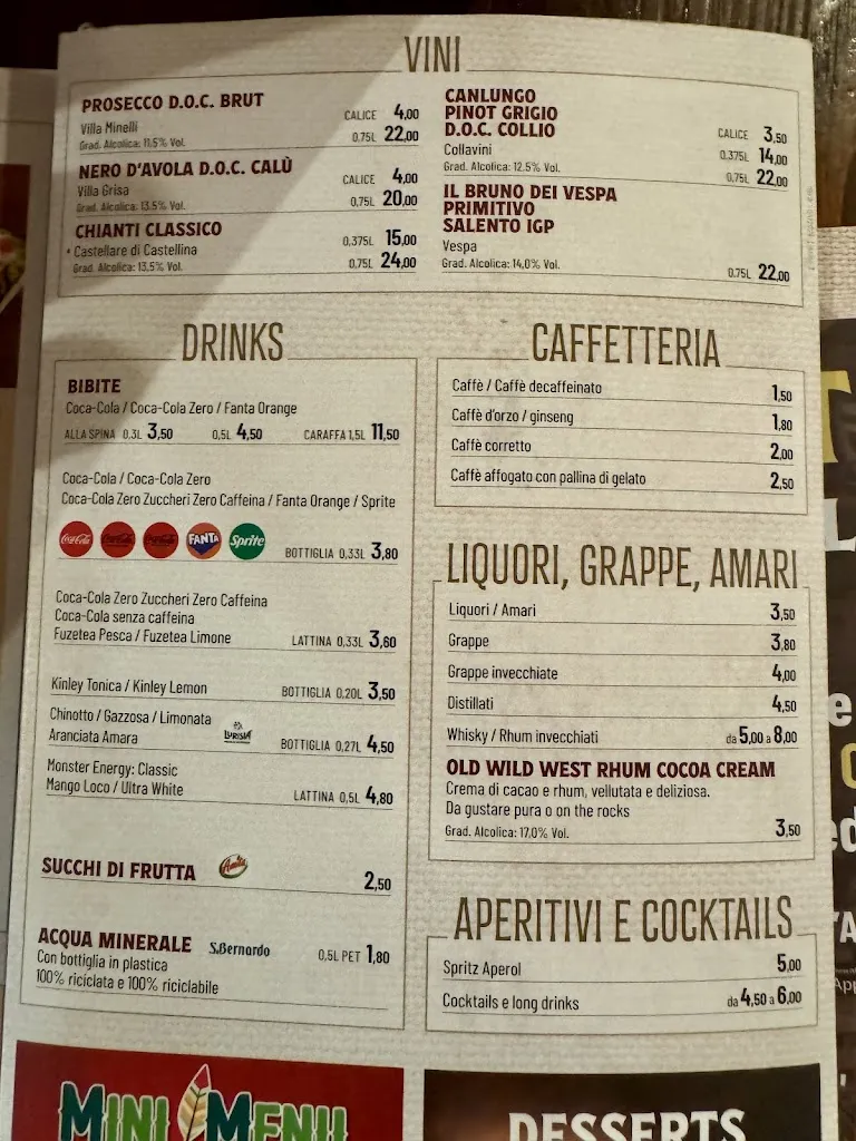 Menu_Old Wild West_Gerbido_image_1