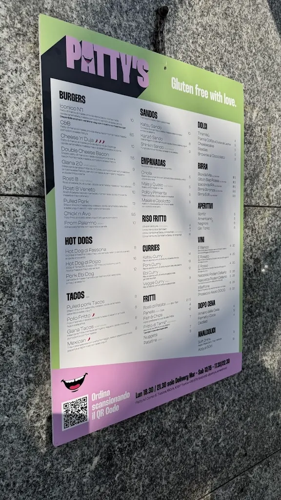 Menu_Patty's, gluten free with love_Gerbido_image_1