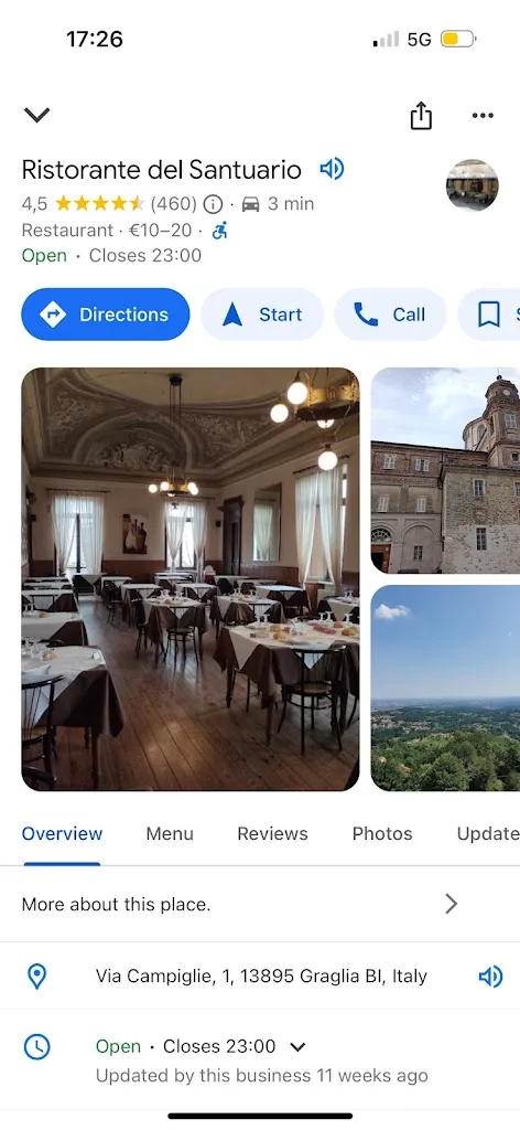 Gabi Cristea_Ristorante del Santuario_Graglia_review