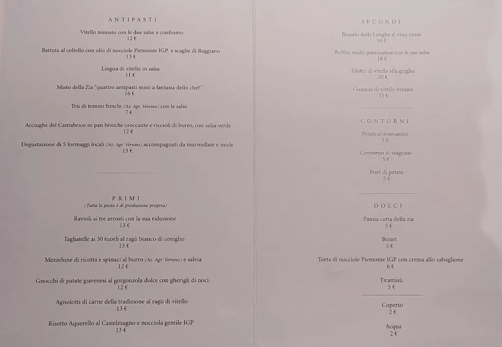 Menu_Trattoria Piemontese Dalla Zia_Giaveno_image_1