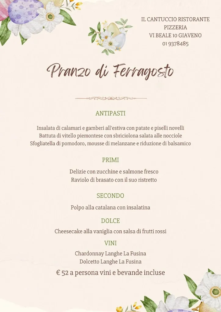 Menu_Ristorante Pizzeria Il Cantuccio_Giaveno_image_1