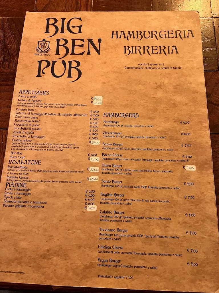 Menu_Big Ben Pub_Giaveno_image_1