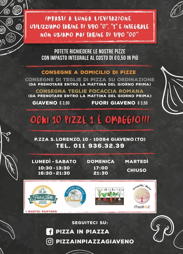 Menu_Pizzeria Pizza in Piazza_Giaveno_image_2