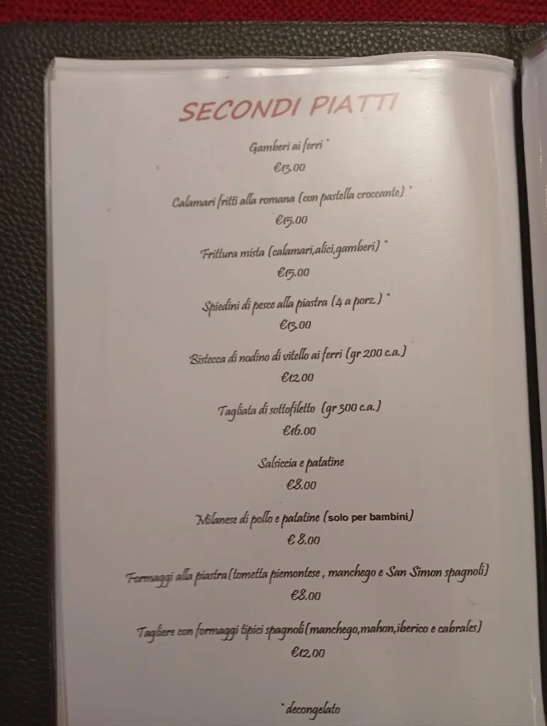 Menu_Ristorante Chica Espana _Gravere_image_1