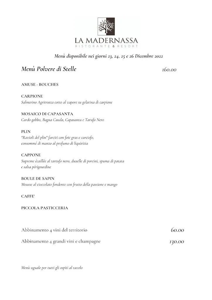 Menu_La Madernassa Resort_Guarene_image_3