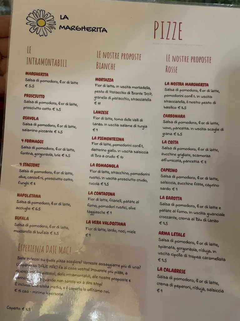 Pizzeria La Margherita_Lanzo Torinese_menu_image_1