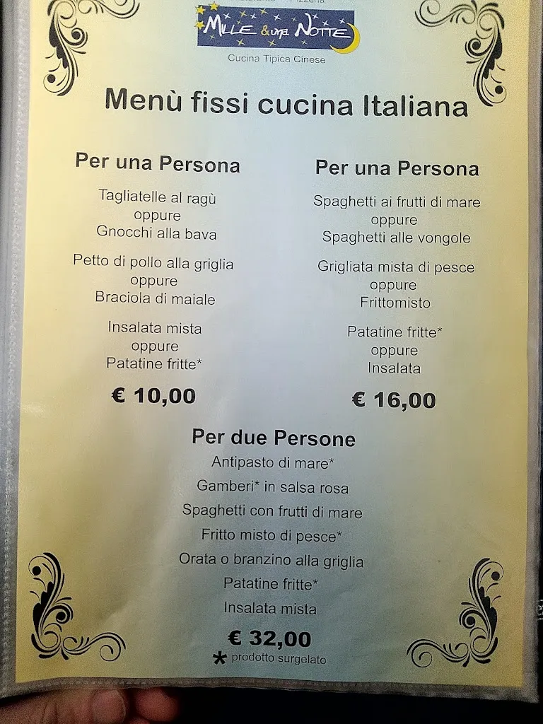 Menu_Ristorante Mille e una notte_Lanzo Torinese_image_1