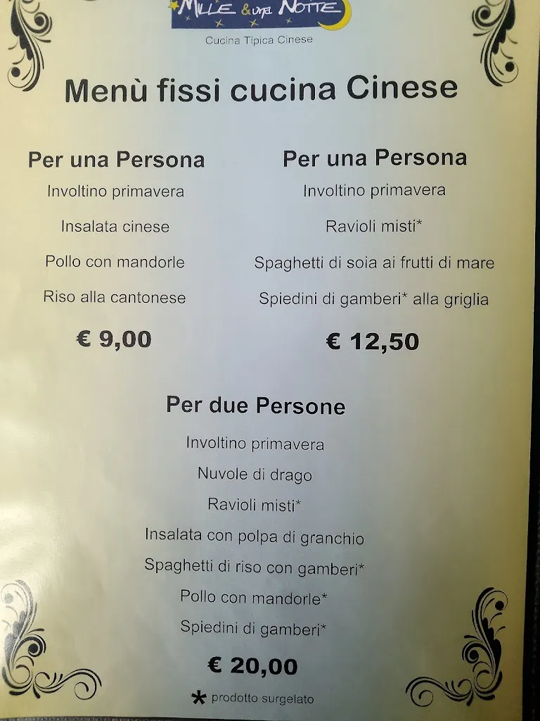 Menu_Ristorante Mille e una notte_Lanzo Torinese_image_2