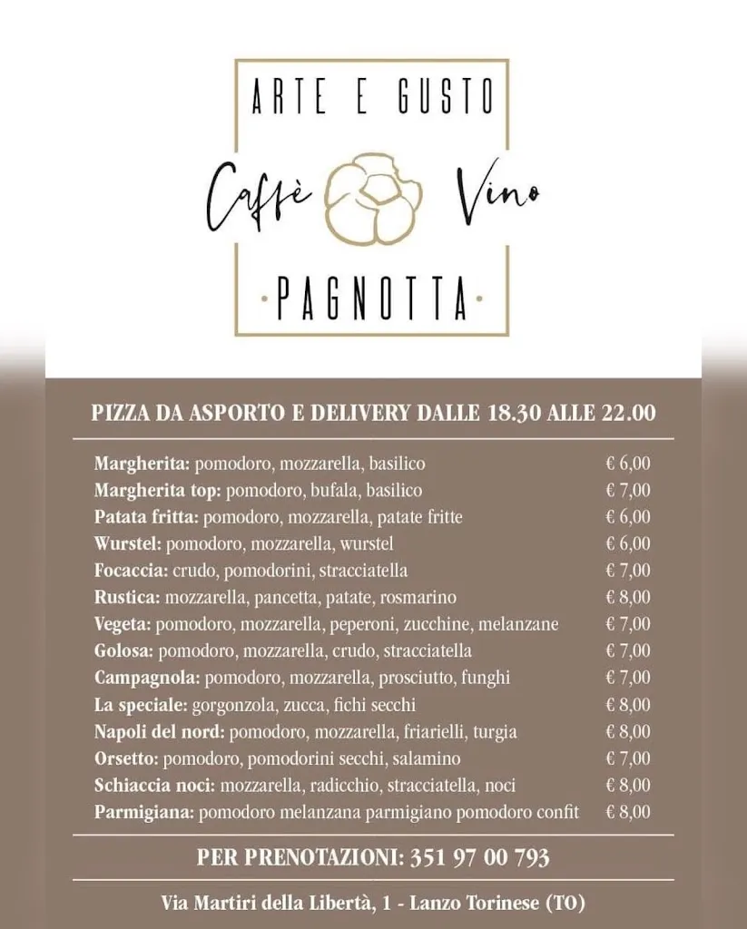 Menu_Pane e Focaccia - Pagnotta Arte e Gusto_Lanzo Torinese_image_1