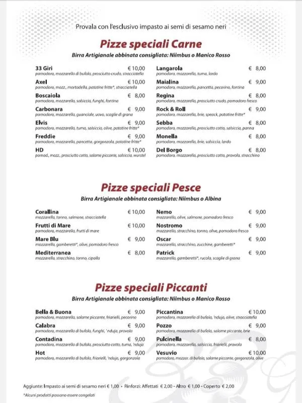 Menu_Pizzeria 33 Giri_Lesegno_image_1