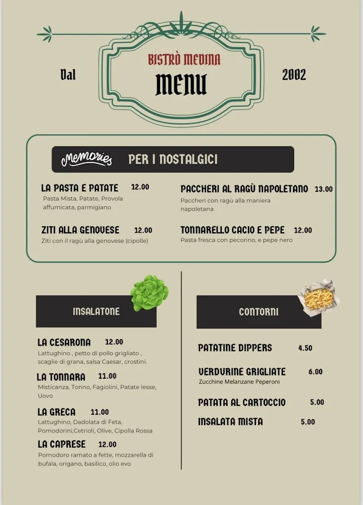 Menu_Bistrò Medina - Pizzeria Ristorante_Leini_image_4