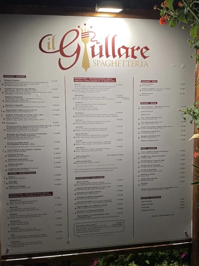 Menu_Il Giullare - Conversano_Conversano_immagine_2