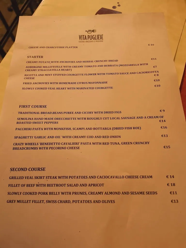 Menu_Vita Pugliese · Ristorante_Conversano_image_3