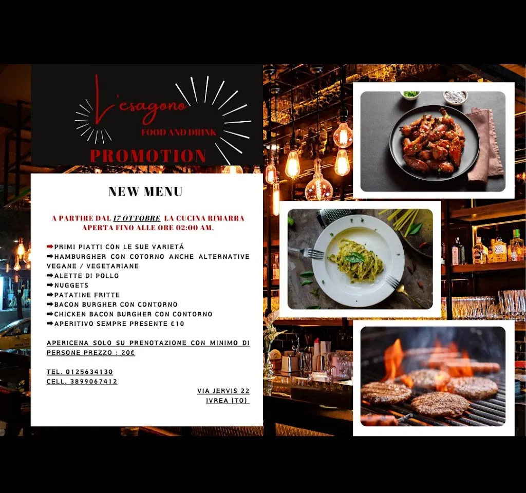 Menu_L'Esagono food & drink_Ivrea_image_1