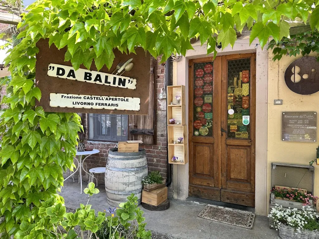 Da Balin restaurant in Livorno Ferraris