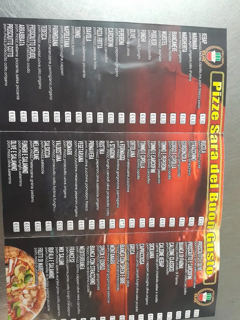 Menu_Pizza kebab sara il buon gusto_Livorno Ferraris_image_4