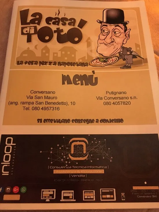 Menu_La Casa Di Totò_Conversano_image_4
