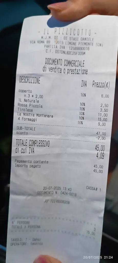 Giuseppe Raspino_Il Pizzicotto Pizzeria Steak House_Limone Piemonte_review