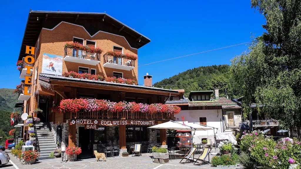 Albergo Edelweiss restaurant in Limone Piemonte