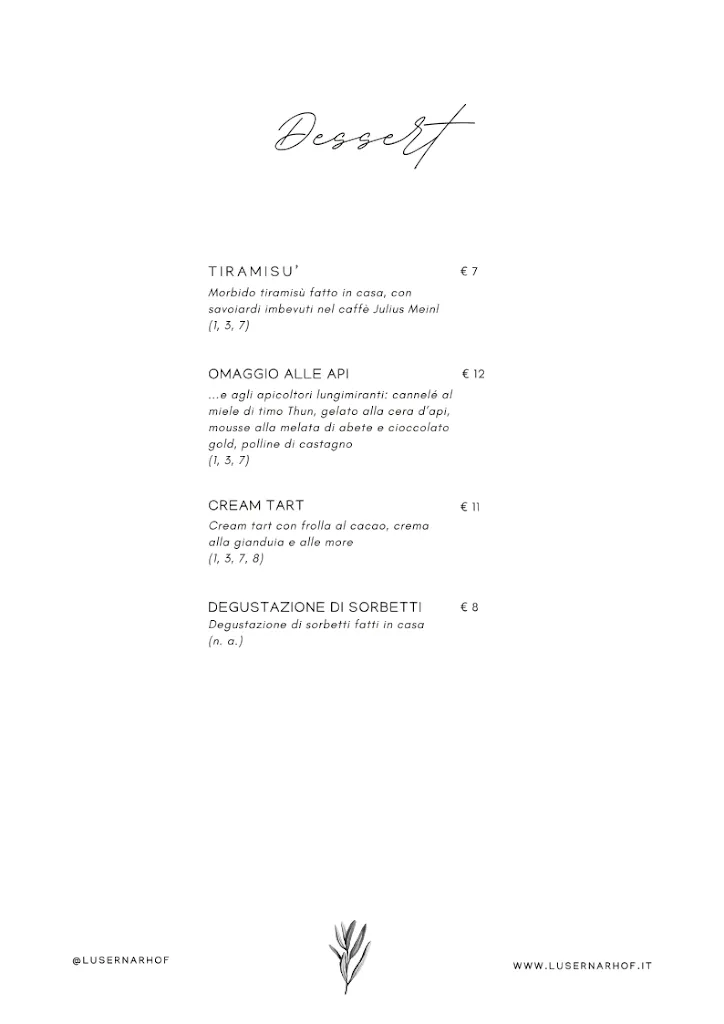 Menu_Ristorante Lusernarhof - cucina di montagna_Luserna_image_3