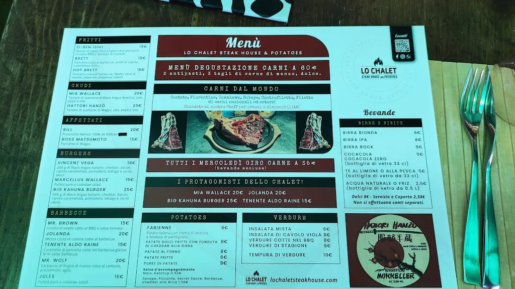 Menu_Lo Chalet Steakhouse_Maglione-Crosa_image_1
