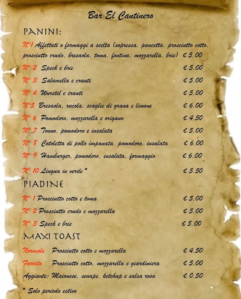 Menu_Bar El Cantinero Lovison Di Alberto E Giancarlo_Masserano_image_2