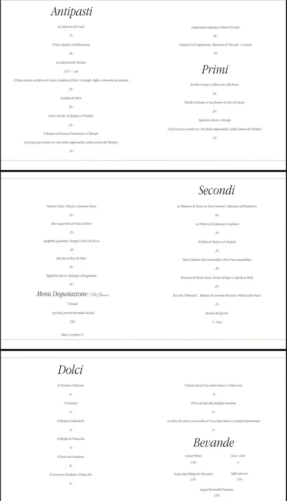Menu_NoStrano - Ristorante Gourmet_Melazzo_image_1