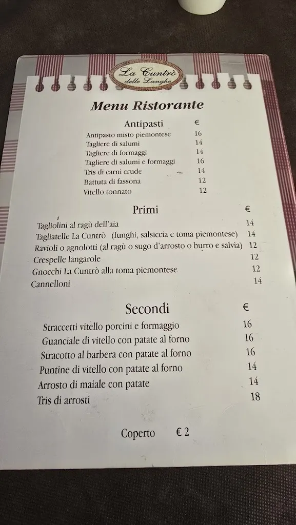 Menu_La Cuntro' delle Langhe_Melazzo_immagine_1