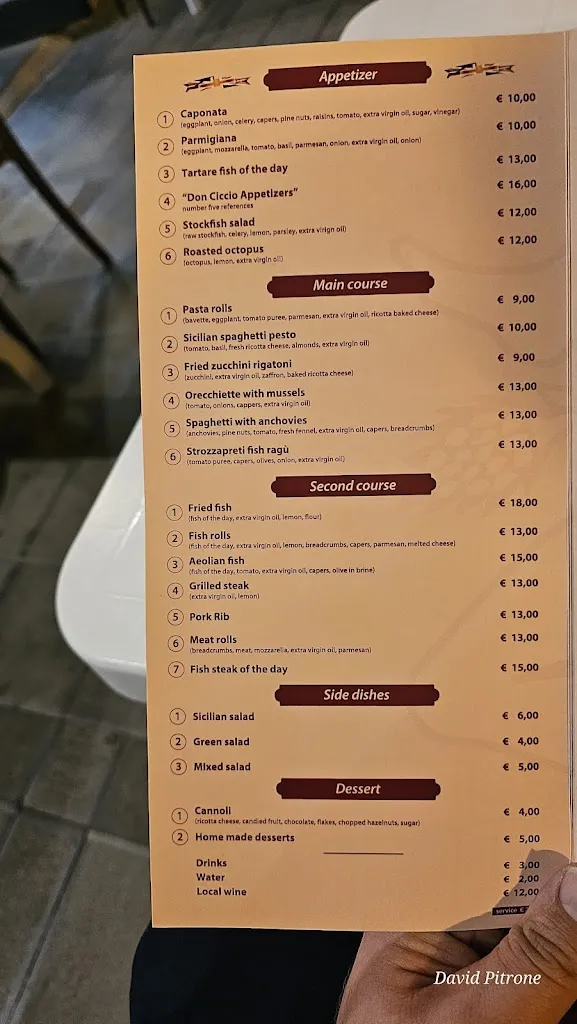 Menu_Hostaria Don Ciccio_Melazzo_image_1