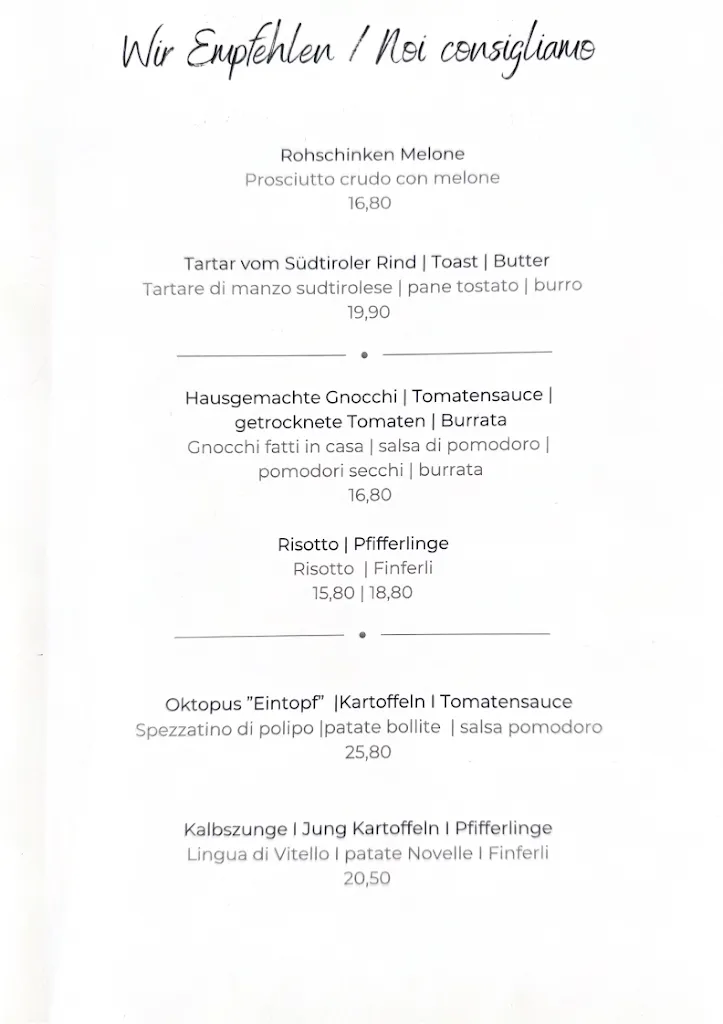 Menu_Ristorante Pizzeria Kirchsteiger_Merana_image_1