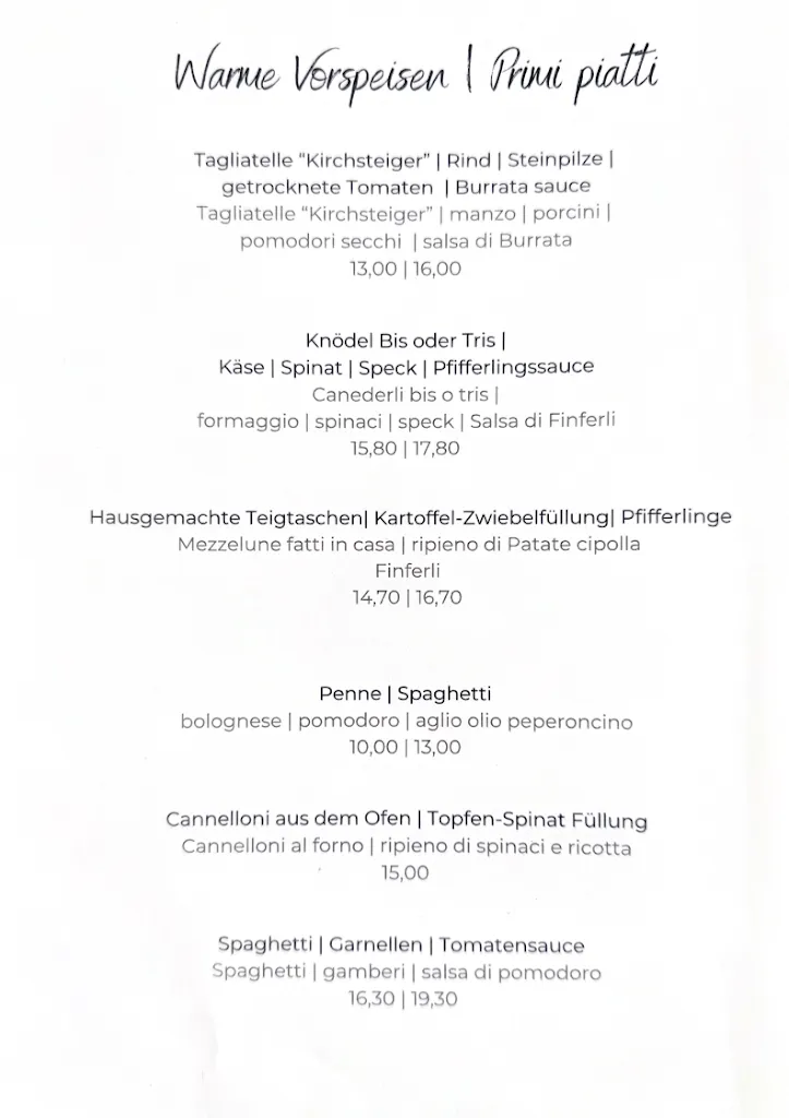 Menu_Ristorante Pizzeria Kirchsteiger_Merana_image_2