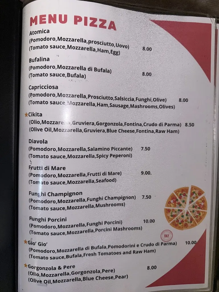 Menu_Ristorante pizzeria 