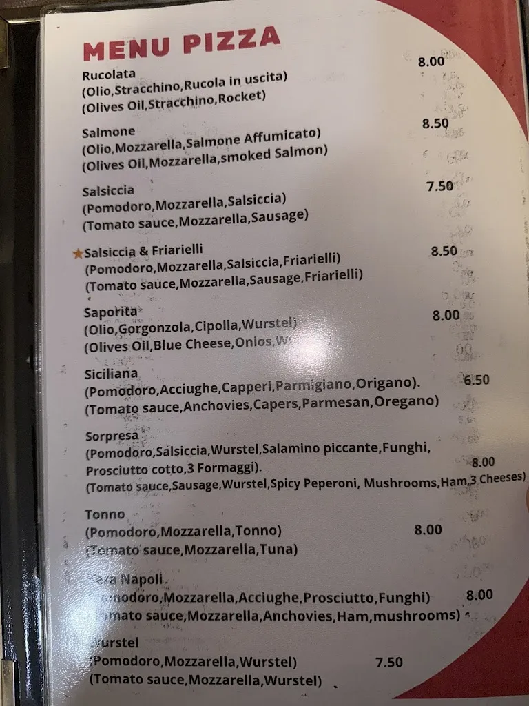 Menu_Ristorante pizzeria 
