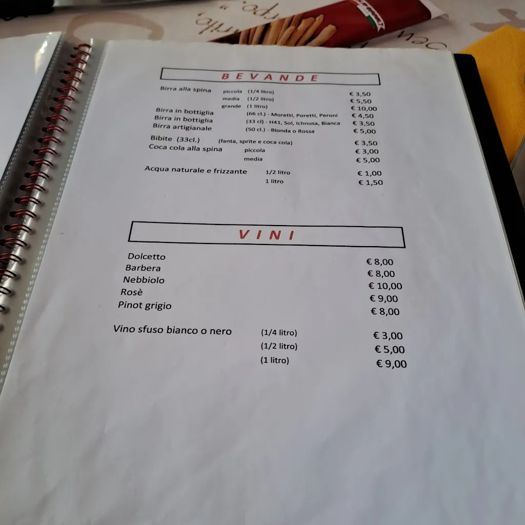 Menu_Ristorante Pizzeria - AFFITTACAMERE - Drago 2_Monesiglio_image_2