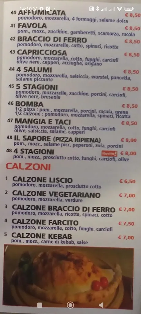 Menu_Il Sapore - Pizza & Kebab_Mongrando_image_1
