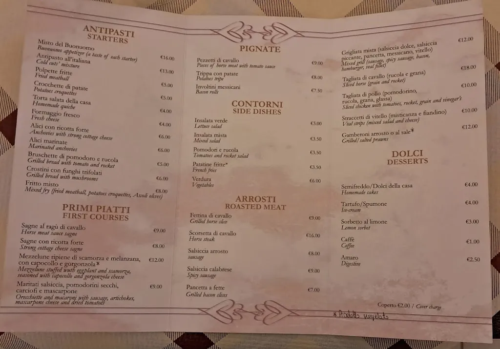 Menu_Trattoria Osteria del Buonuomo_Corigliano d'Otranto_image_1