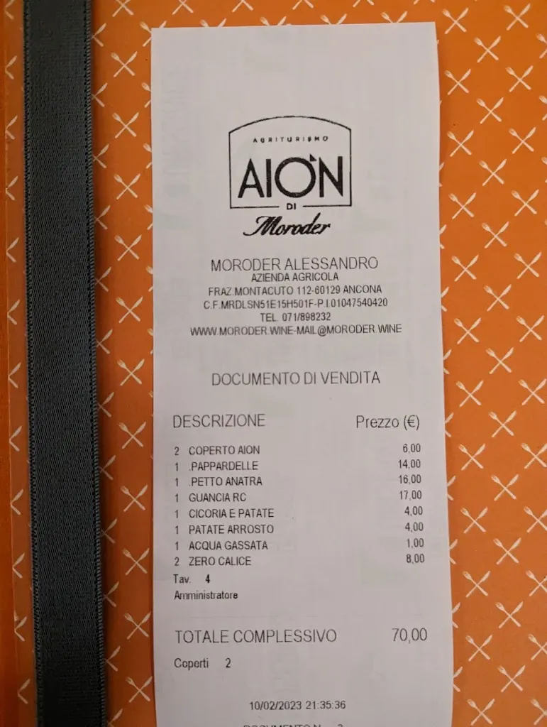 Danilo Del Busso_Ristorante AION Moroder_Montacuto_recensione