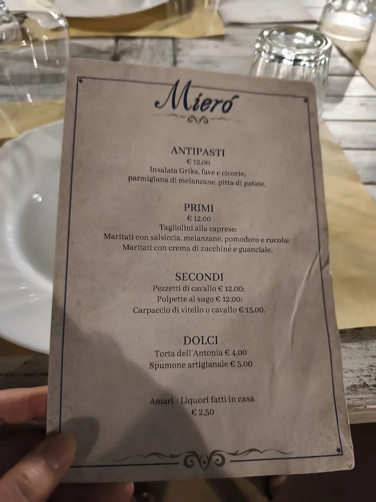 Menu_Vineria Osteria Mieró_Corigliano d'Otranto_image_1