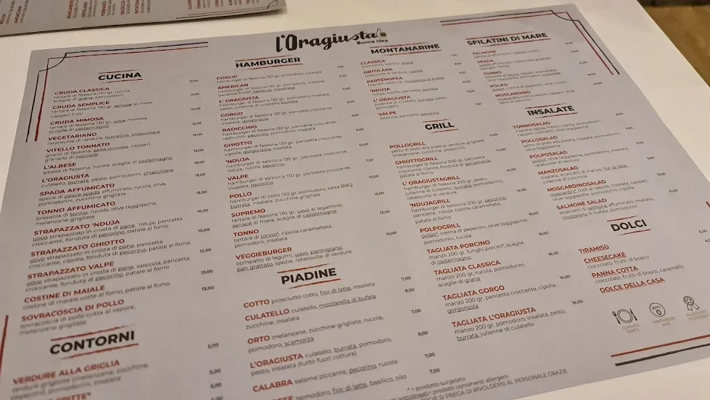 Menu_L'Oragiusta Moncalieri Bar Hamburgeria Tabaccheria_Moncalieri_image_4