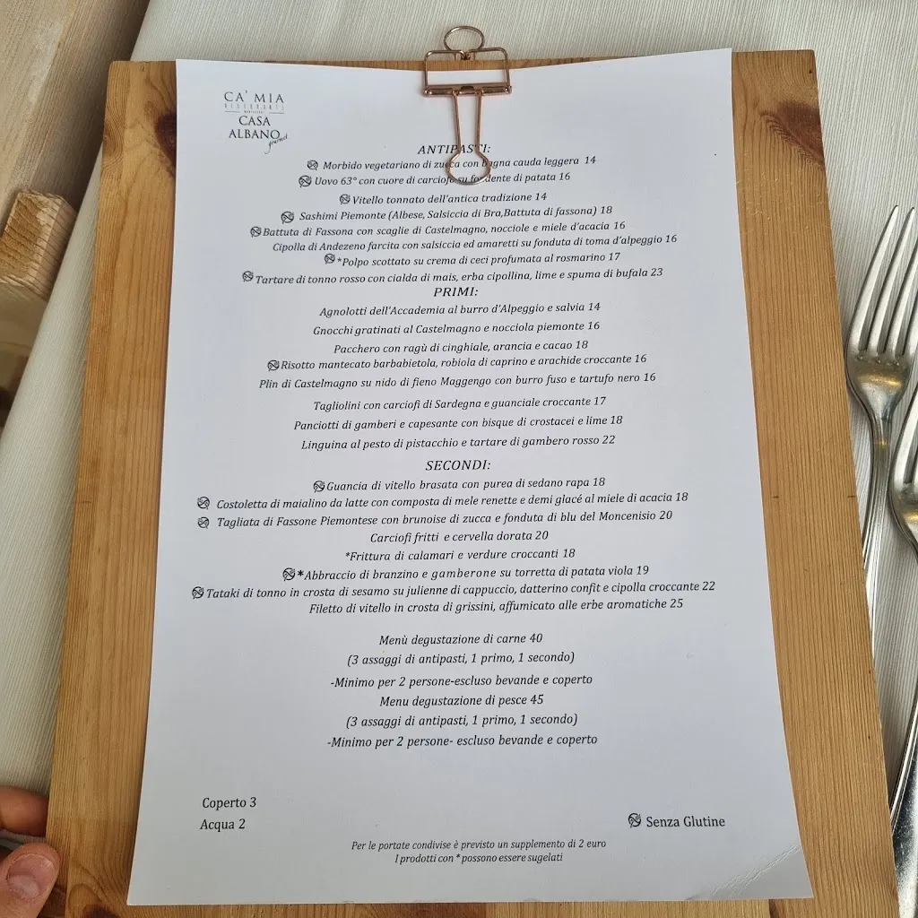 Menu_Ca' Mia - Casa Albano Ristorante_Moncalieri_image_1
